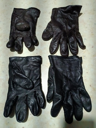 Guanti uomo pelle nera - , e