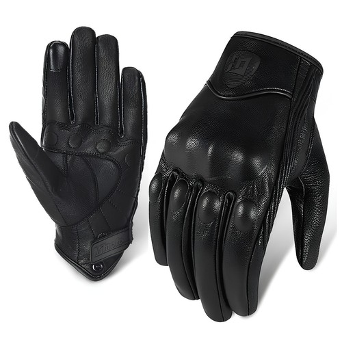 Guanti moto pelle - guanti,