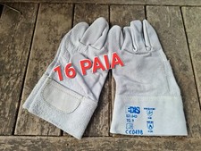 16x GUANTI DA LAVORO IN PELLE