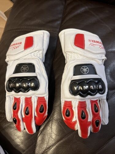 Yamaha corsa guanti pelle - in,