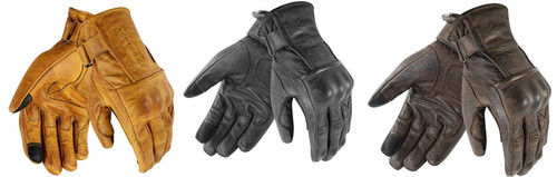Guanti moto vera pelle - guanti,