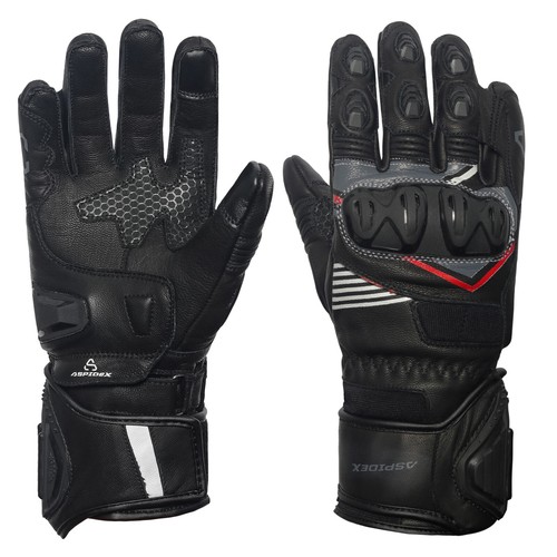 Guanti moto pelle racing - guanti,